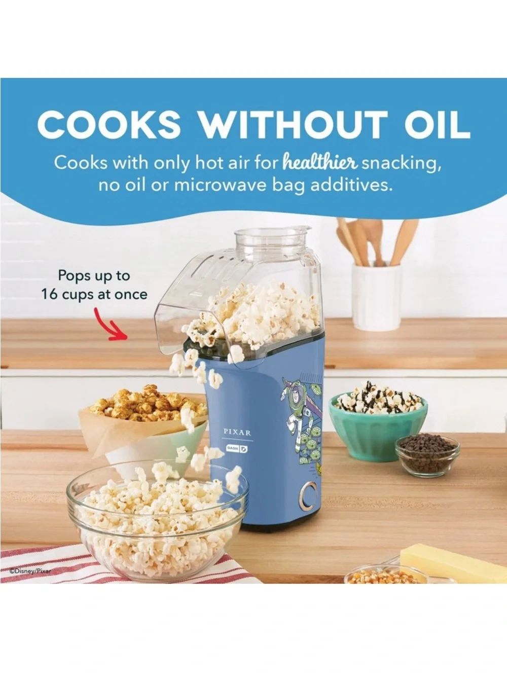 Disney Dash Toy Story Fresh Pop Popcorn Maker